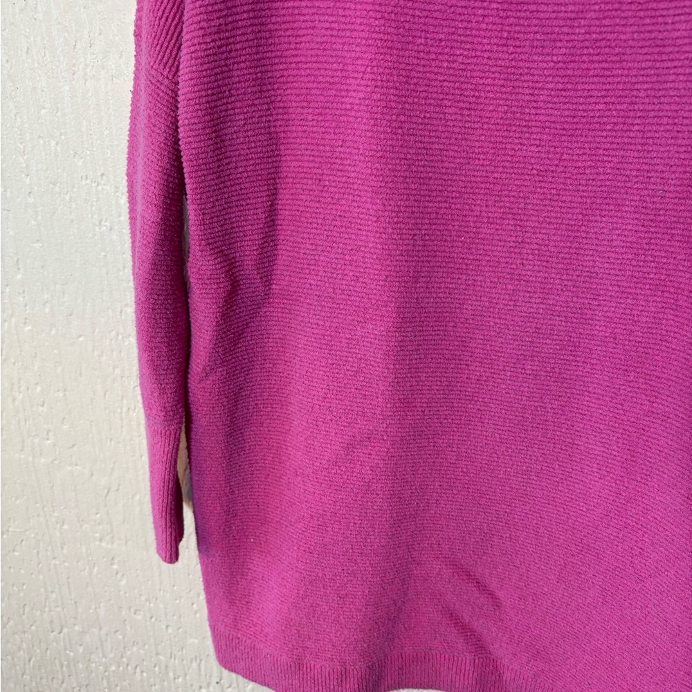 Free People Women's Vibrant Pink Ottoman Slouchy Tunic Sweater Size XS - Picture 5 of 12